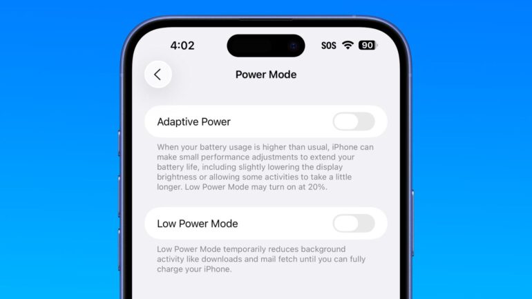 potenza adattiva ios