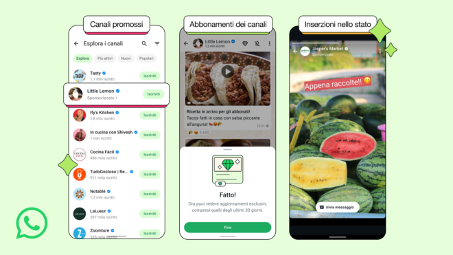 Su WhatsApp arrivano le pubblicità e i canali sponsorizzati