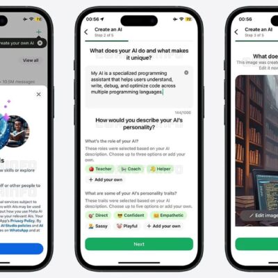 WhatsApp testa i chatbot AI personalizzabili