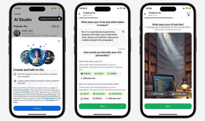 WhatsApp testa i chatbot AI personalizzabili
