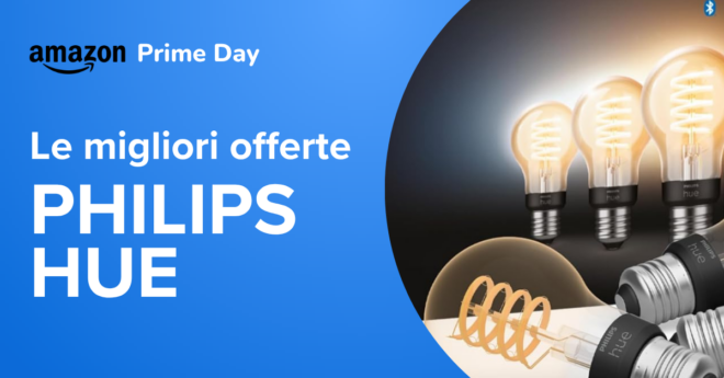 Illuminazione smart: Philips HUE in offerta per Amazon Prime Day