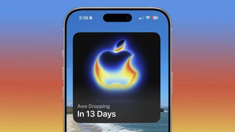 evento apple 2025 widget