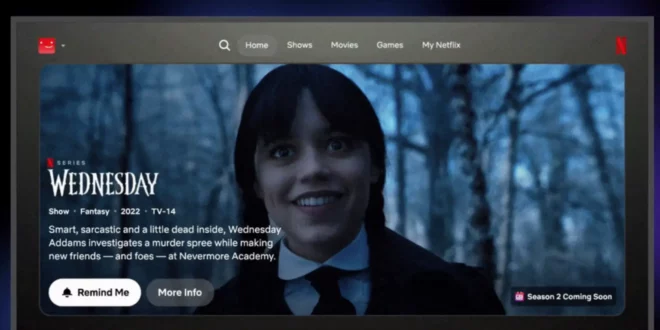 Netflix rinnova la sua app su Apple TV 4K