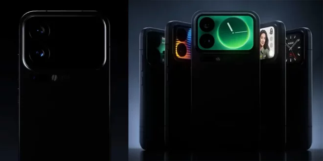Xiaomi 17 Pro: design simile a iPhone 17 Pro ma con un secondo display