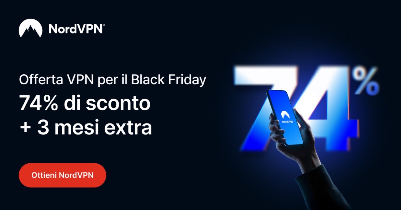 Offerta NordVPN Black Friday