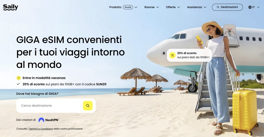 Saily offerta Dicembre 2025