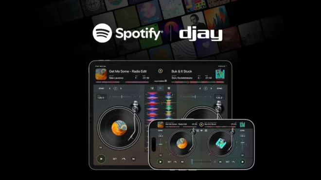 djay porta Spotify anche su iPhone e iPad