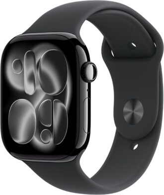 Apple Watch Series 11 GPS in colorazione Jet Black in offerta su Amazon