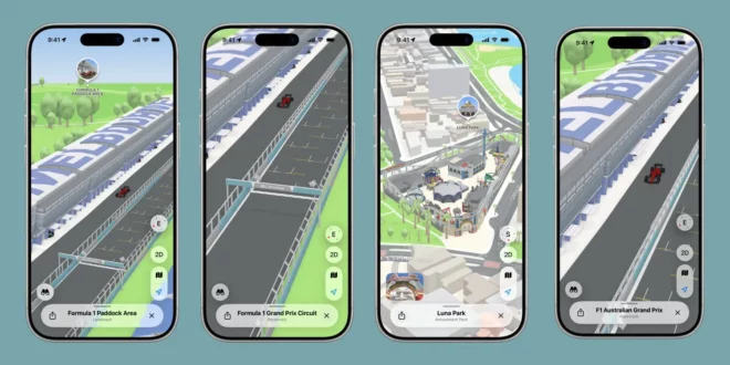 Apple Maps porta le mappe della F1 su iPhone