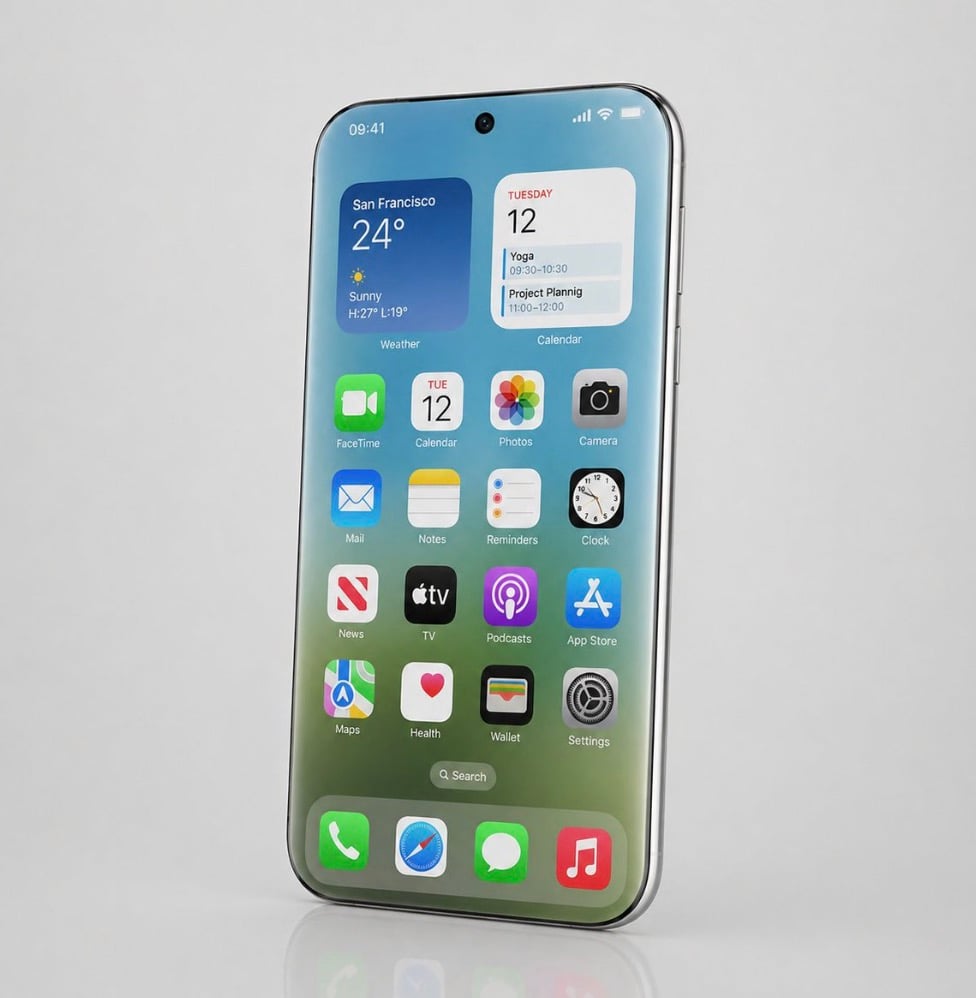 iPhone 20, Apple prepara il display che può far sparire le cornici
