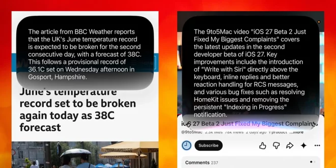 Siri AI su iOS 27 può passare a ChatGPT, ma Apple mette già i primi limiti