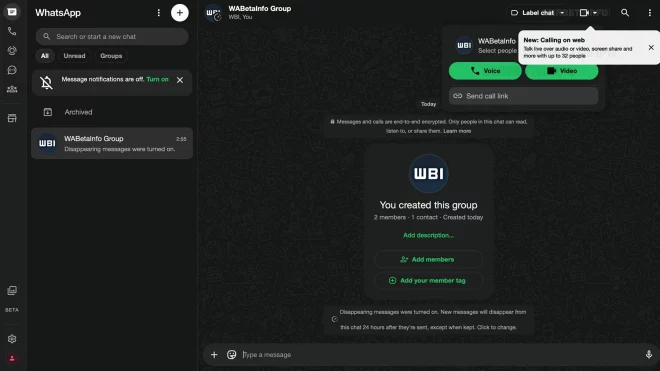 WhatsApp Web diventa più completo: in arrivo le chiamate vocali e video nei gruppi