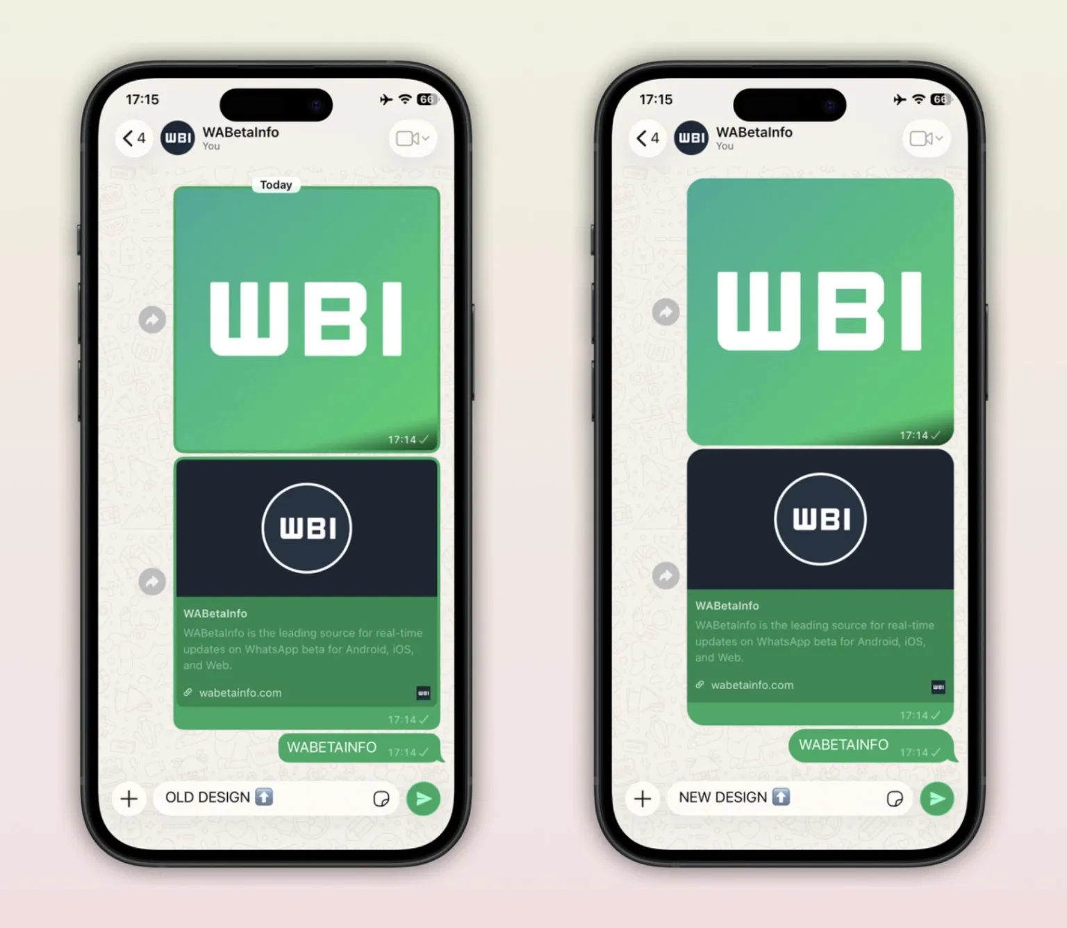 WhatsApp testa nuove bolle chat su iPhone