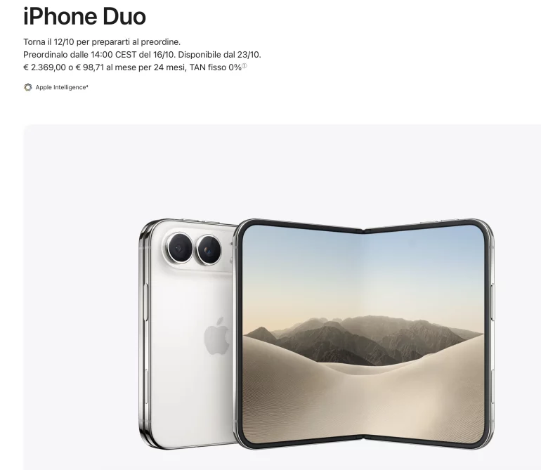 iphone duo preordini