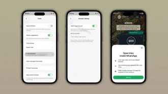 WhatsApp per iPhone non ti farà più uscire dall’app quando apri un link
