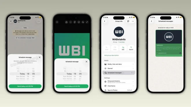 WhatsApp, in arrivo i messaggi programmati su iPhone